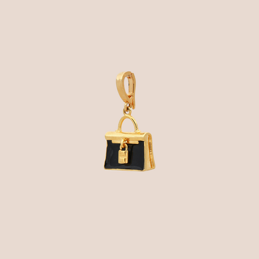 Luxury Purse with Dangling Lock